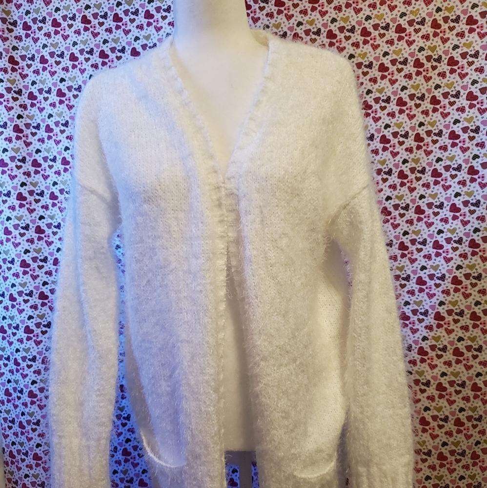 COPY - NWT Eyelash cardigan sweater